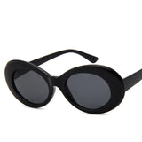 Punk Trendy Oval Sunglasses