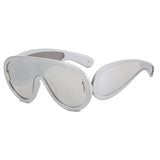 Large Frame Futuristic Sunglasses