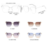 UV400 Cat Eye Sunglasses Frameless