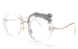Leopard Round Frame Sunglasses