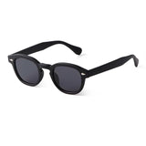 Vintage Rivet Tortoiseshell Round Sunglasses