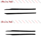 ABS Glossy Black Car Side Skirts Extension Spoiler for BMW 5 Series I5 G60 2024 Car Racing Side Body Kits Extension Lip Spoiler