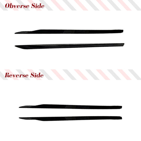 ABS Glossy Black Car Side Skirts Extension Spoiler for BMW 5 Series I5 G60 2024 Car Racing Side Body Kits Extension Lip Spoiler