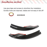 Prepreg Dry Carbon Fiber Front Splitters For McLaren 570 570S 570GT 2015-2020 Front Bumper Protector Canards Splitters Aprons