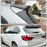 Carbon Fiber Car Roof Spoiler for BMW X5 F15 X5M 2014-2018 Roof Window Top Wing Lip Factory Outlet (Straight Line Carbon)