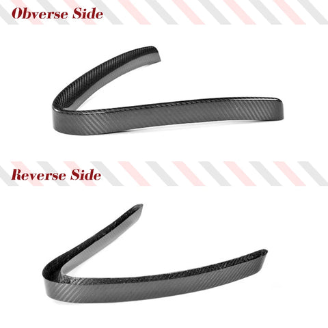 DRY Carbon Front Grille for Alfa Romeo Giulia Base Only Ti Sedan 2015-2021 Racing Grill Trim V Shape Frame Decoration Sticker