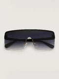 Lux Flat Top Shield Sunglasses