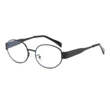 Small Metal Frame Oval Sunglasses
