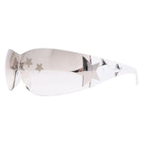 Designer Wraparound Sunglasses: Unisex Punk Style