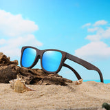 Retro Fashion Bamboo Wood Polarized Sunglasses