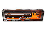 Harley Davidson Custom Hauler Trailer Orange 1/64 Diecast Model by Maisto