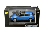 Volkswagen Golf GTI with Sunroof Metallic Blue 1/24 Diecast Model Car by Cararama