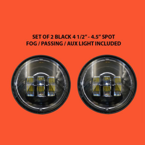 4.5″ Auxiliary DAYMAKER Black Spot Passing HID LED Fog Lights