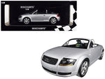 1999 Audi TT Roadster Silver Limited Edition to 300 pieces Worldwide 1/18 Diecast Model Car by Minichamps