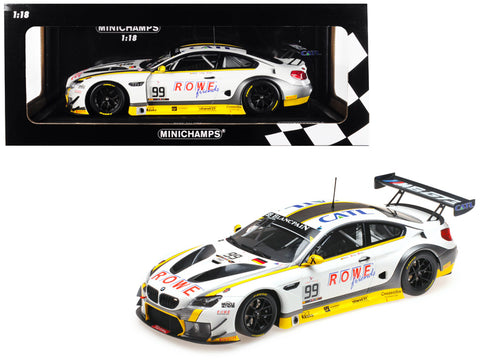 BMW M6 GT3 #99 Martin / Eng / Sims Winners 24 Hours SPA 2016 (Rowe Racing) Limited Edition to 400 pieces Worldwide 1/18 Diecast Model Car by Minichamps