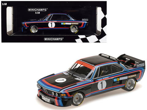 BMW 3.0 CSL #1 Hans-Joachim Stuck Winner Norisring Trophae 1974 (BMW Motorsport) Limited Edition to 468 pieces Worldwide 1/18 Diecast Model Car by Minichamps