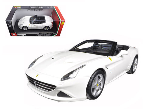 Ferrari California T (open top) White 1/18 Diecast Model Car by Bburago