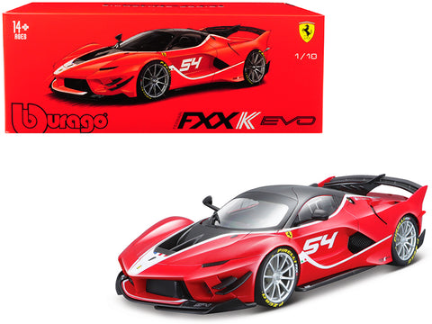 Ferrari FXX K Evo #54 Michael Luzich \"Signature Series\" 1/18 Diecast Model Car by Bburago