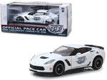 2015 Chevrolet Corvette Z06 White \"Indianapolis 500\" Official Pace Car 1/24 Diecast Model Car by Greenlight