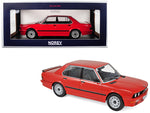 1986 BMW M535i Red 1/18 Diecast Model Car by Norev