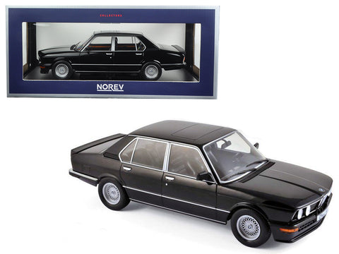 1980 BMW M535i Black 1/18 Diecast Model Car by Norev