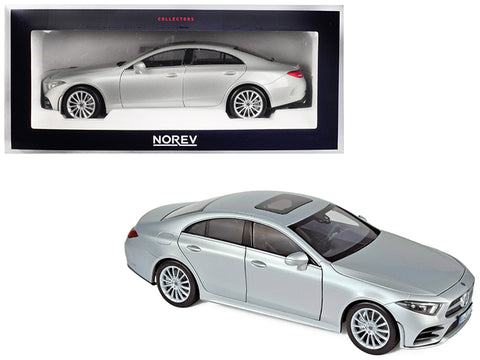 2018 Mercedes Benz CLS Class Silver 1/18 Diecast Model Car by Norev