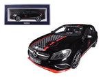 2013 Mercedes A Class Sport Equipment Black with Racing Deco 1/18 Diecast Car Model by Norev