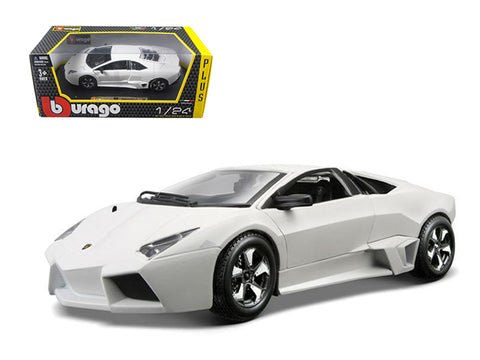 Lamborghini Reventon Matt White 1/24 Diecast Model Car by Bburago