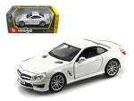 Mercedes SL 65 AMG Coupe White 1/24 Diecast Car Model by Bburago