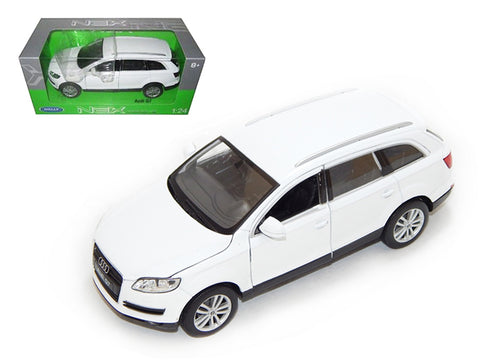 Audi Q7 White 1/24 Diecast Car Model by Welly