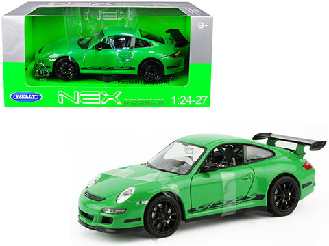 Porsche 911 (997) GT3 RS Green 1/24-1/27 Diecast Model Car by Welly