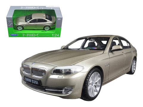2010 BMW (F10) 535i 5 Series Gold 1/24 Diecast Model Car by Welly