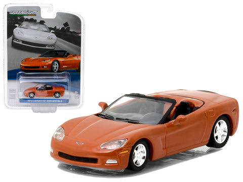 2012 Chevrolet Corvette Convertible Inferno Orange General Motors Collection Series 1 1/64 Diecast Model Car  by Greenlight