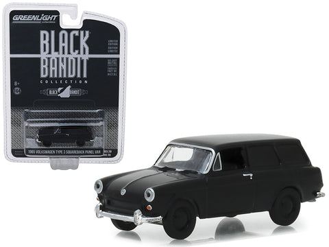1965 Volkswagen Type 3 Squareback Panel Van \"Black Bandit\" Series 20 1/64 Diecast Model Car by Greenlight