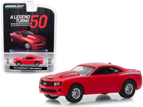 2012 Chevrolet COPO Camaro \"COPO Turns 50\" Red \"Anniversary Collection\" Series 8 1/64 Diecast Model Car by Greenlight