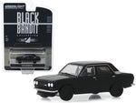 1970 Datsun 510 4-Door Sedan \"Black Bandit\" Series 22 1/64 Diecast Model Car by Greenlight