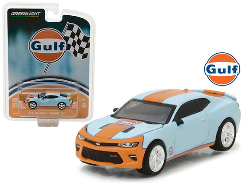 2017 Chevrolet Camaro SS Gulf Oil Hobby Exclusive 1/64 Diecast Model Car by Greenlight