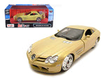 Mercedes Mclaren SLR Gold \"All Stars\" 1/18 Diecast Model Car by Maisto