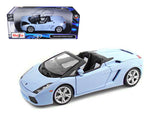 Lamborghini Gallardo Spyder Blue 1/18 Diecast Model Car by Maisto