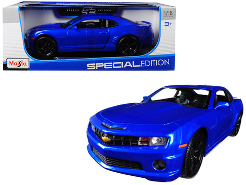 2010 Chevrolet Camaro RS SS Light Blue with Black Wheels 1/18 Diecast Model Car by Maisto