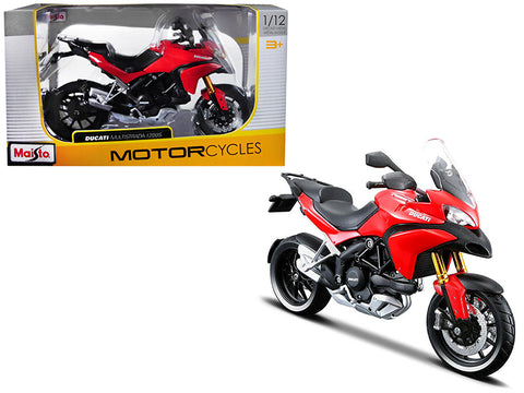 Ducati Multistrada 1200S Red 1/12 Motorcycle Diecast Model by Maisto