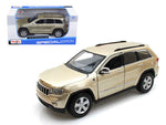 2011 Jeep Grand Cherokee Gold 1/24 Diecast Model Car by Maisto