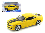2010 Chevrolet Camaro RS SS Yellow 1/24 Diecast Model Car by Maisto