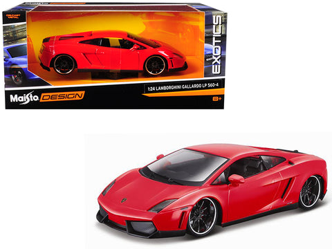 Lamborghini Gallardo LP 560-4 Red \"Exotics\" 1/24 Diecast Model Car by Maisto