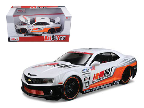 2010 Chevrolet Camaro RS SS \"All Stars\" White 1/24 Diecast Model Car by Maisto