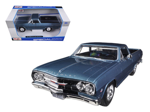 1965 Chevrolet El Camino Blue 1/25 Diecast Car Model by Maisto