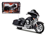 2015 Harley Davidson Street Glide Special Black 1/12 Motorcycle Model by Maisto
