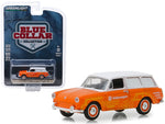 1966 Volkswagen Type 3 Panel Van \"Volkswagen Sales and Service\" Orange with White Top \"Blue Collar Collection\" Series 5 1/64 Diecast Model Car by Greenlight
