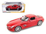 2011 Mercedes SLS AMG Gullwing Red 1/18 Diecast Model Car by Maisto
