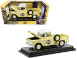 1958 Chevrolet Apache Stepside Pickup Truck Rich Cream with White Top \"Holley\" Limited Edition to 5,880 pieces Worldwide 1/24 Diecast Model Car by M2 Machines